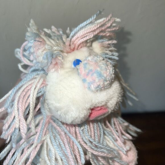 Disney Fluppy Dogs Puppies Kenner Wiggle Pup Plush Pink Blue Bonnet Vintage 80s - Picture 6 of 9
